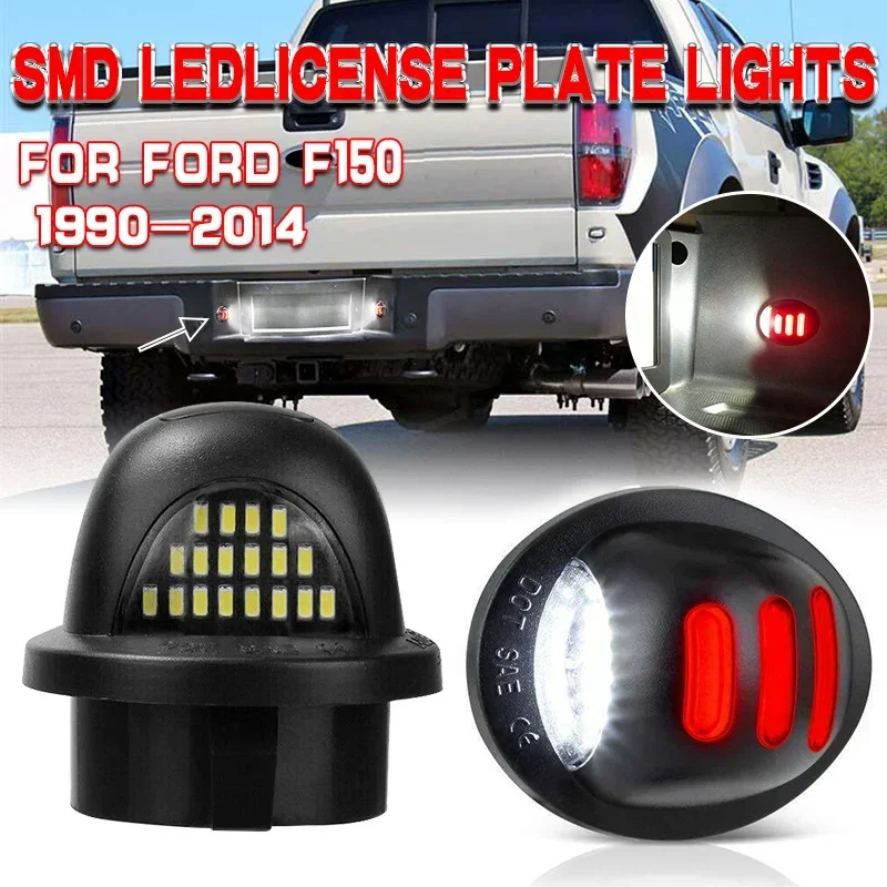 

2PCS LED License Plate Lights for Ford F150 F250 F350 F450 F550 Ranger Explorer Sport Bronco Expedition Excursion Neon Light