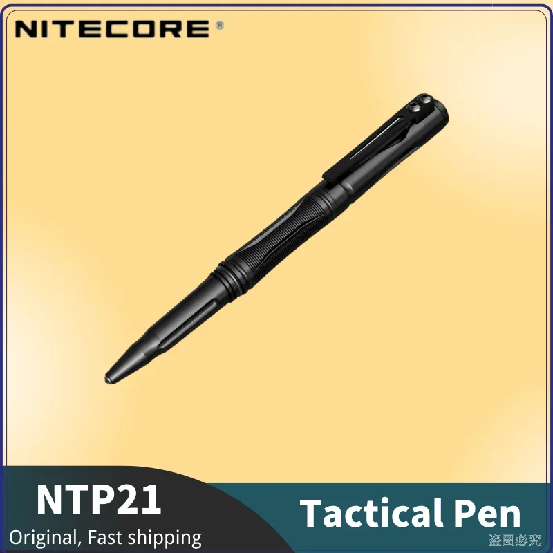 

NITECORE NTP21 EDC Tactical Pen Multi-functional Defense Pen Aluminum alloy body with Tungsten steel head for Glass Breaker