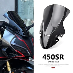 Motorcycle Windshield Windscreen For CFMOTO 450SR 450 SR 450sr 2023 2024 2025 Odometer Visor Front Wind Shield Screen Deflectors