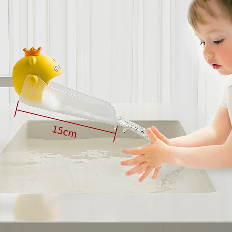 Kids Water Tap Faucet Extender Water Saving Cartoon Faucets Extension Tool Help Children Washing Hand Water Tap Extenders