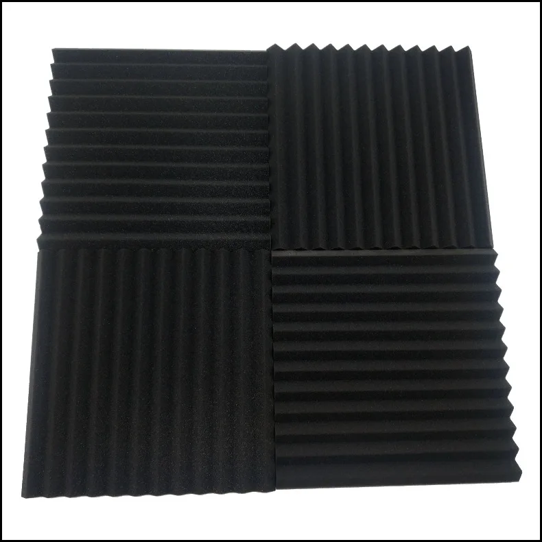 1Pcs 300x300x25mm Studio Acoustic Foam Soundproof Pyramid Sound Absorption Treatment Panel Tile Protective Sponge Sealing Strip