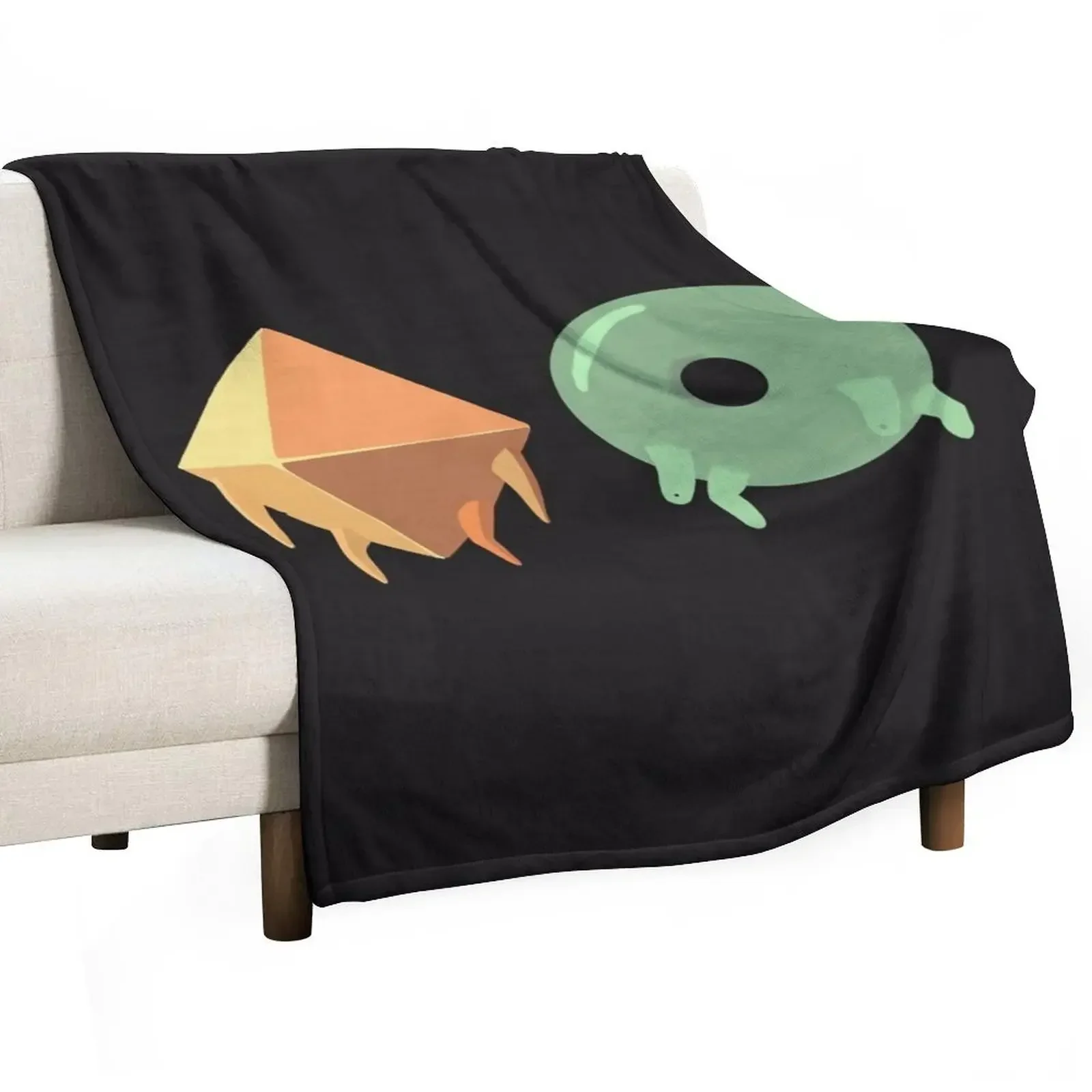 

Slay The Spire Donu and Deca Sticker Throw Blanket Decorative Sofas Decorative Throw Softest Beautifuls Blankets