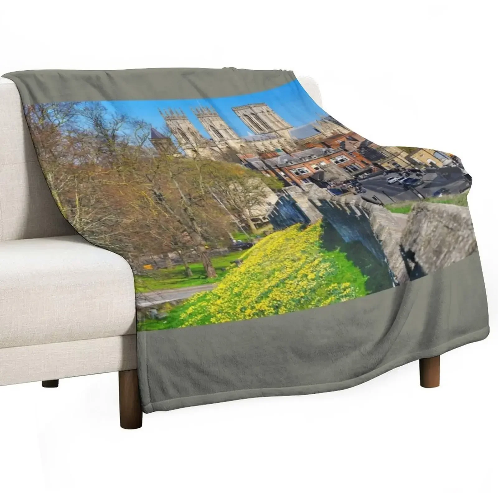 

York Minster Throw Blanket christmas gifts Single Blankets