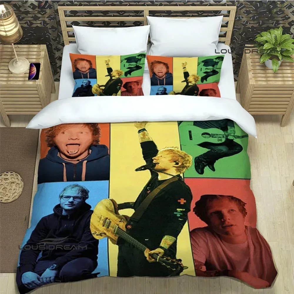 Singer Ed Sheeran printed Bedding Sets exquisite supplies set duvet cover bed comforter set bedding set luxury birthday gift