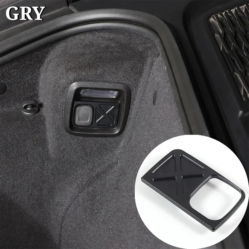 Car Front Trunk Escape Switch Prevent Mistakes Button Cover Trim For Chevrolet Corvette C8 Z51 Z06 2020-26 Interior Accessories