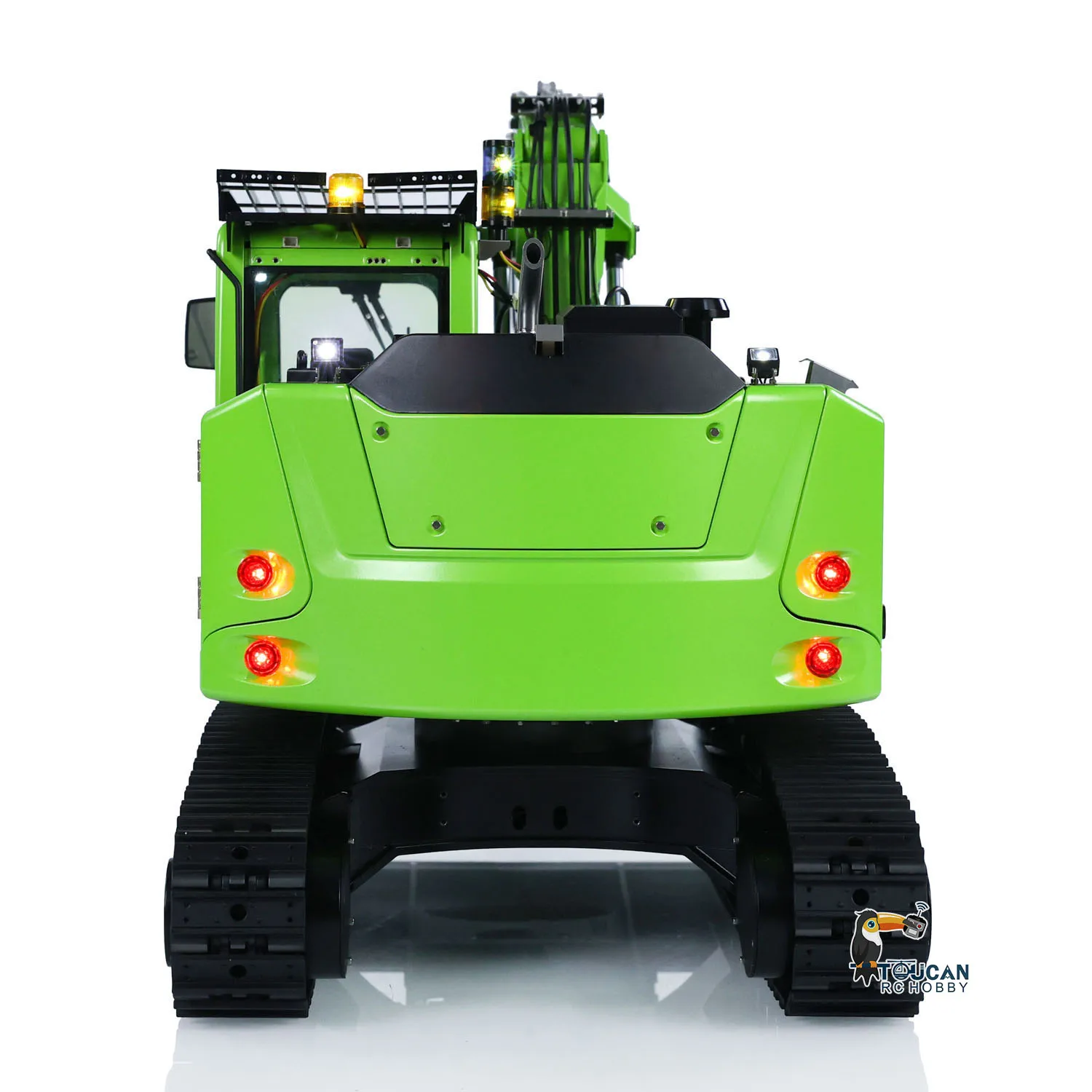 LR914 Metalowa Koparka Hydrauliczna RC 1/14 Zdalnie Sterowana Koparka Model RTR 5-drogowy Zawór Pojazd Budowlany ST8 Radio Bateria