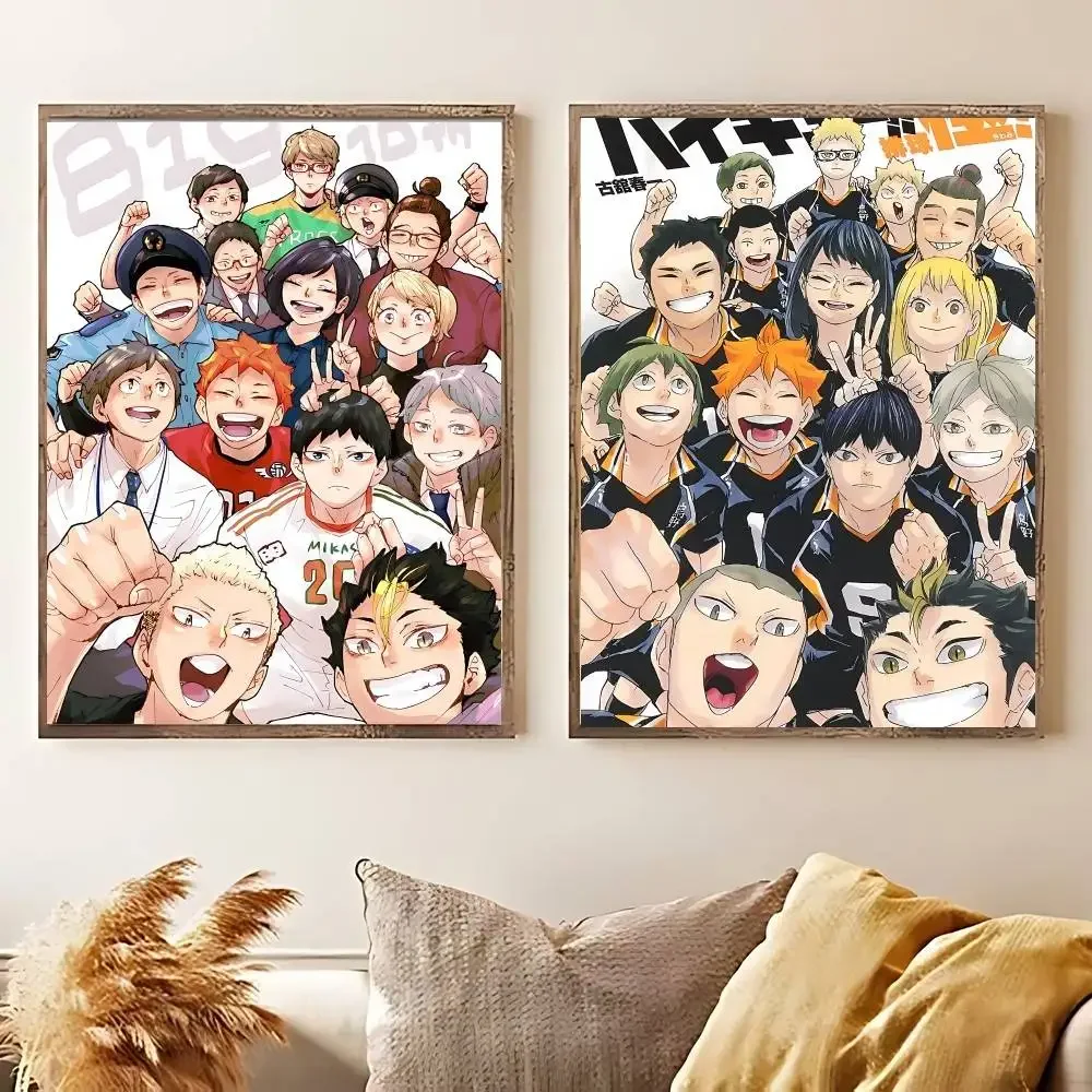 ملصق أمين H-Haikyuu ملصقات لاصقة مقاومة للماء ملصق ورقي للمقهى وبار ديكور المنزل #2