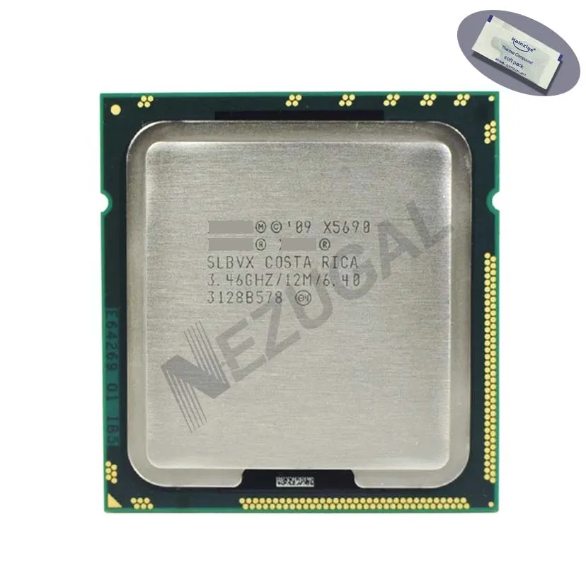 X5690 SLBVX 3.46 Ghz Six Core 12M 130W LGA1366 CPU processor