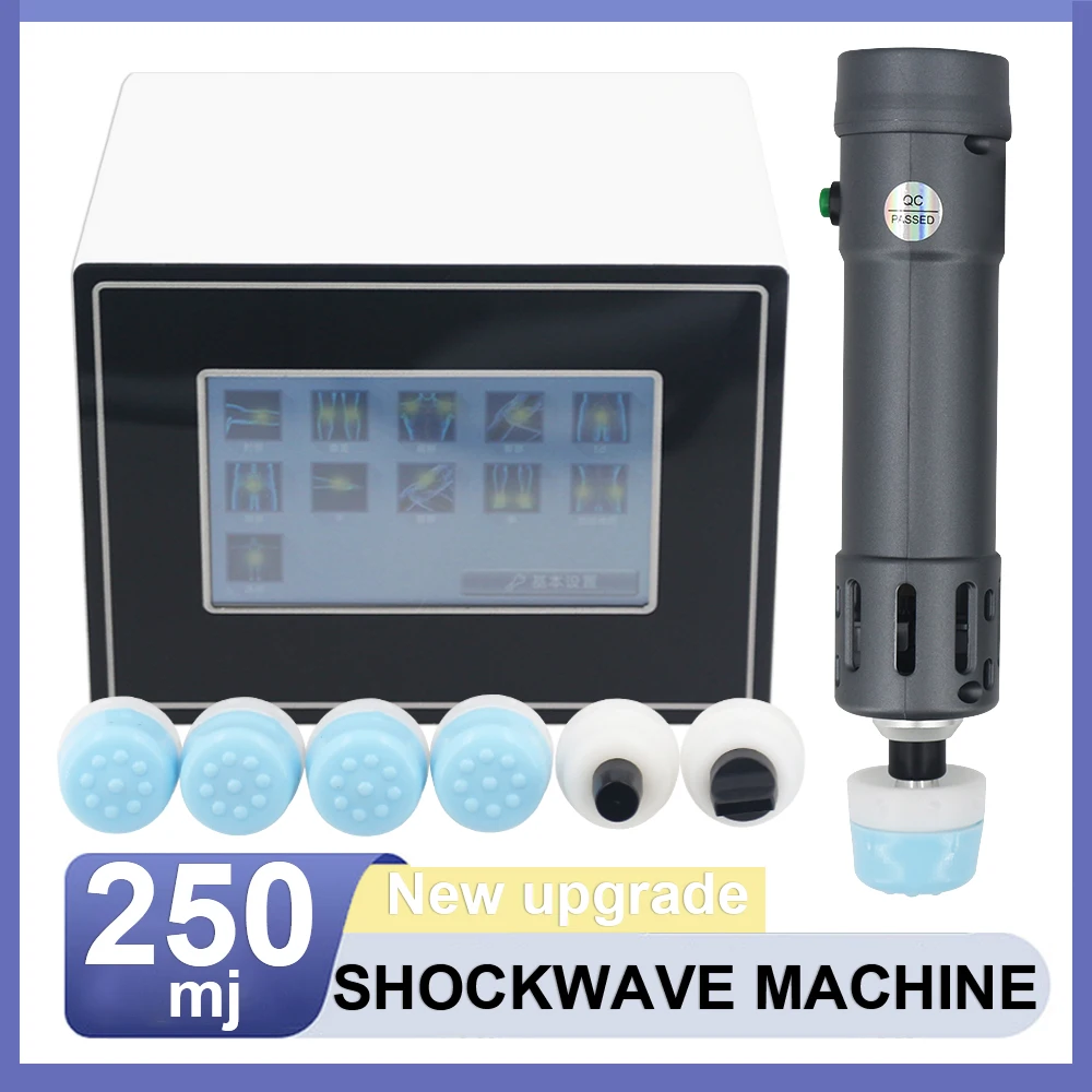 Shockwave Therapy Machine Pain Relief 250mj Shock Wave Shock Wave Instrument For Erectile Dysfunction Back Chiropractic