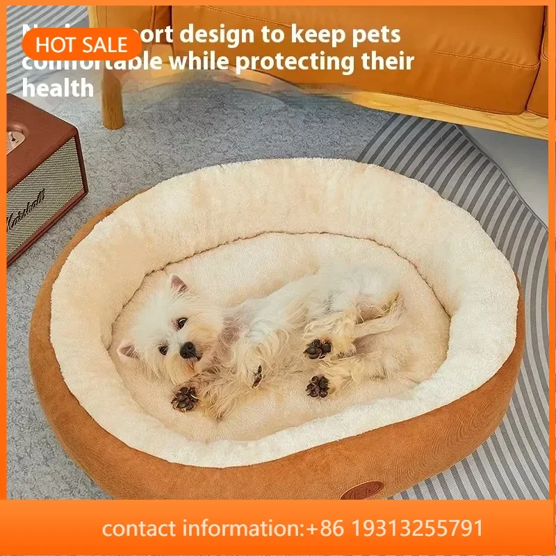 

【From China】Thickened Scratch‑Resistant Dirty‑Resistant Universal Winter Warm Dog Kennel For Medium Large Dogs