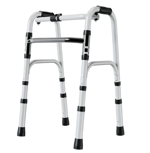 

Wholesale Aluminum Lightweight Adjustable Walker Aids Rollator Walker With Footrest For Elderly Walker Rollator