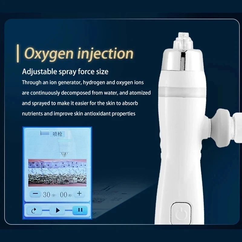 Small bubble beauty device suction blackhead plasma introduction for lifting and tightening