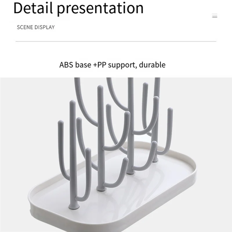 Rak Pengering Botol A20F-Rak Pengering Botol Bayi Rak Pengering Pembersih Botol Bayi Rak Pengering Penyimpanan