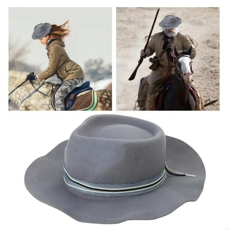 قبعة علوية من الصوف من هومبورغ، هدية مفاجئة لصديقك، قبعة بنما رانشر المتعثرة، 49 ميجابايت