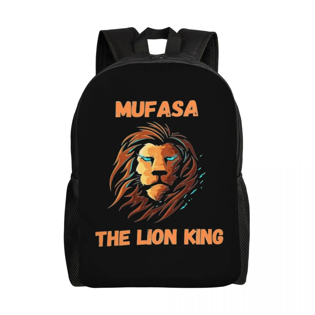 Custom The Lion King Mufasa Laptop Backpack Women Men Basic Bookbag for School College Student Hakuna Matata Movie Cartoon Bag