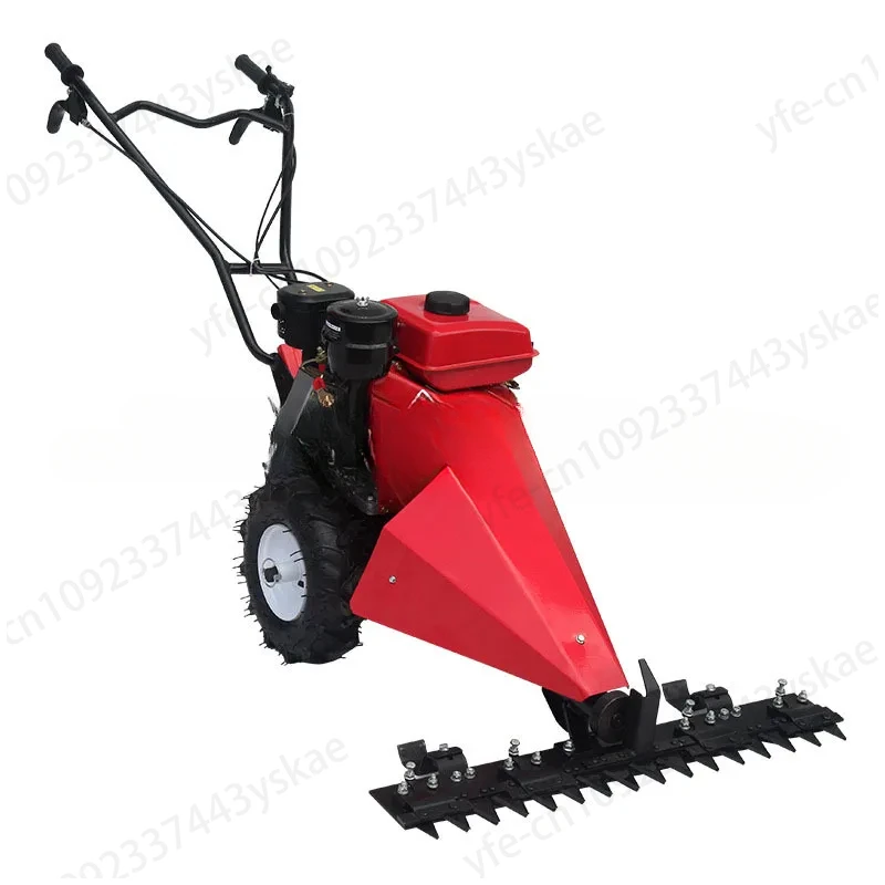 Multifunctional Gasoline Self-propelled Lawnmower Four-stroke Lawnmower Hand Push Lawnmower Garden Wasteland Lawn Machine