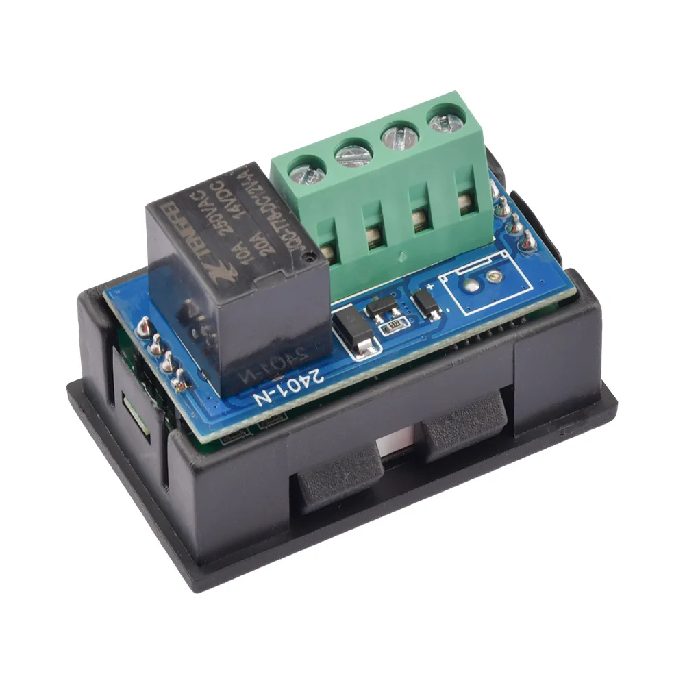 AC 220V DC 12V Digital Time Delay Relay LED Display Cycle Timer Control Switch Adjustable Timing Relay Time Delay Switch