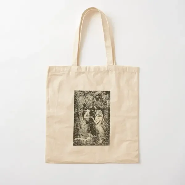 

The Nymph Caught The Dryad In Her Arms Canvas Bag Women Grocery Unisex Tote Designer Handbag Shoulder Bag Fashion Ladies
