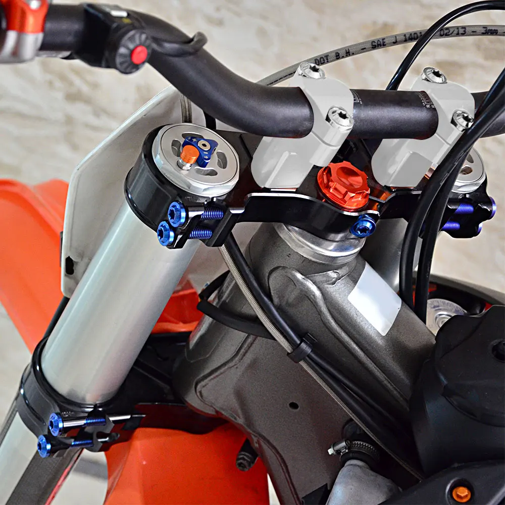 KTM 1290 için süper macera R S 2018-2023 52mm gidon kelepçe yükselticiler Bar dağı kelepçe KTM 790 890 için macera R 2021-2023