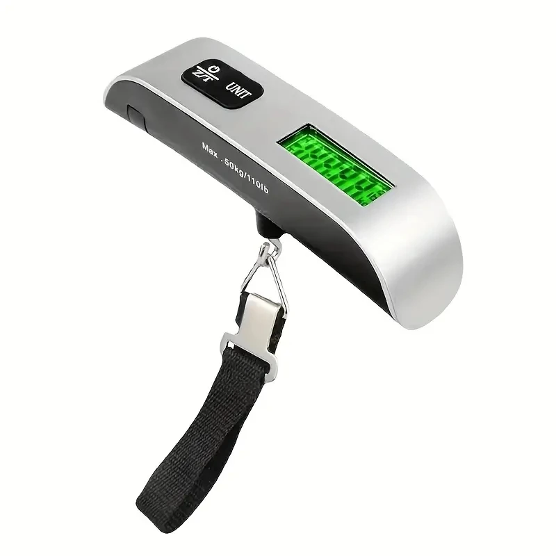 Escala Eletrônica Portátil do Bolso da Bagagem Escala Pendurada Balança Digital Luz de Fundo Pesos de Pesca 50kg 10g