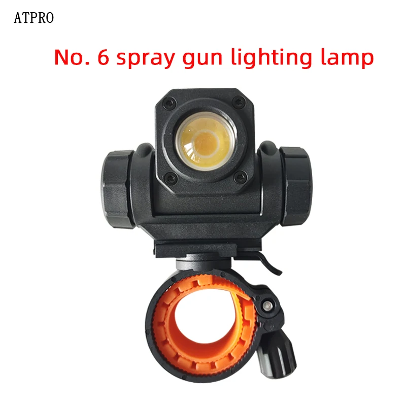 

USB Rechargeable LED Paint Spray Gun Flashlight Portable Car Paint Fill Light Variable Brightness Handy Work Light