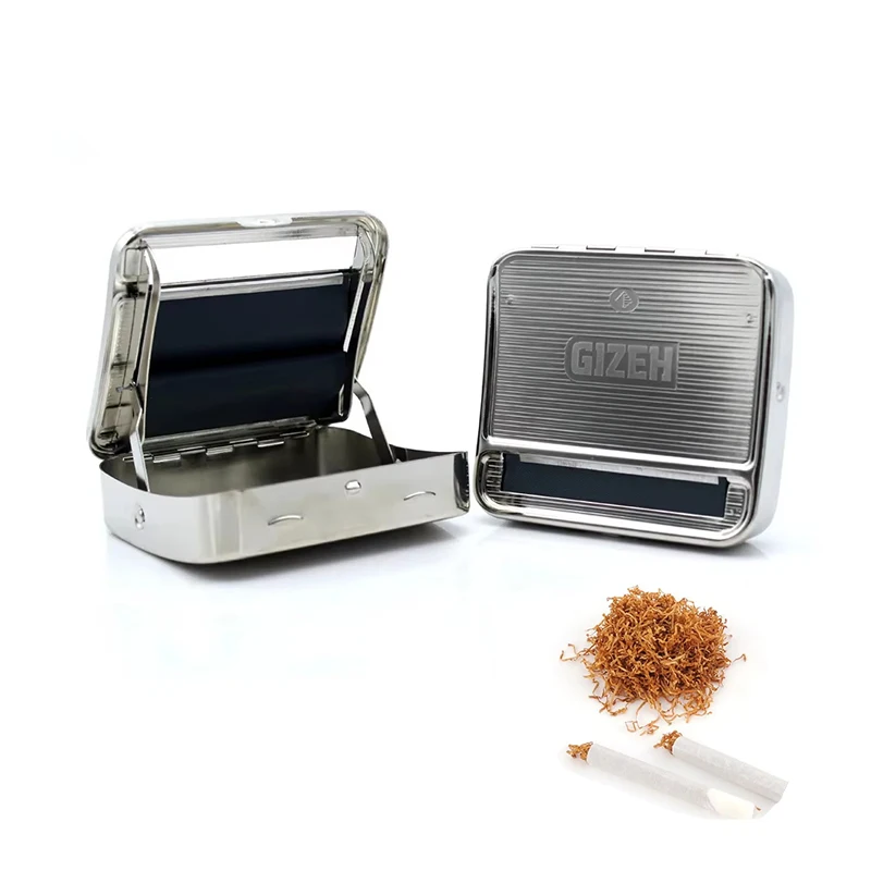 Manual Paper Rolling Machine Tobacco Box Kit Semi Automatic Cigarette Maker for Storing Lighter Smoking Pipe Accessories