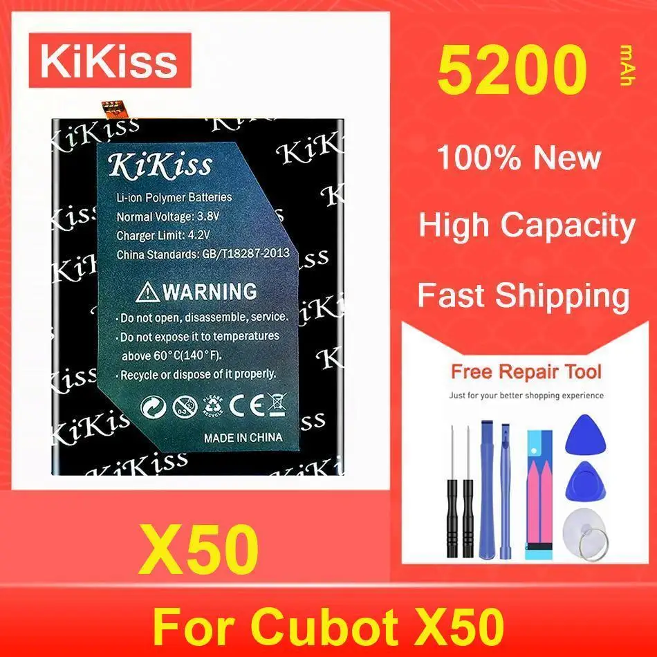 

Аккумулятор Kikiss 5200 мАч X50 для Cubot