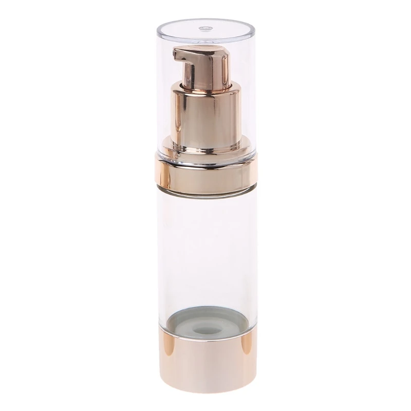 2023 New Empty Cosmetic Airless Bottle Plastic  Pump Travel Bottles 15/30/50ML