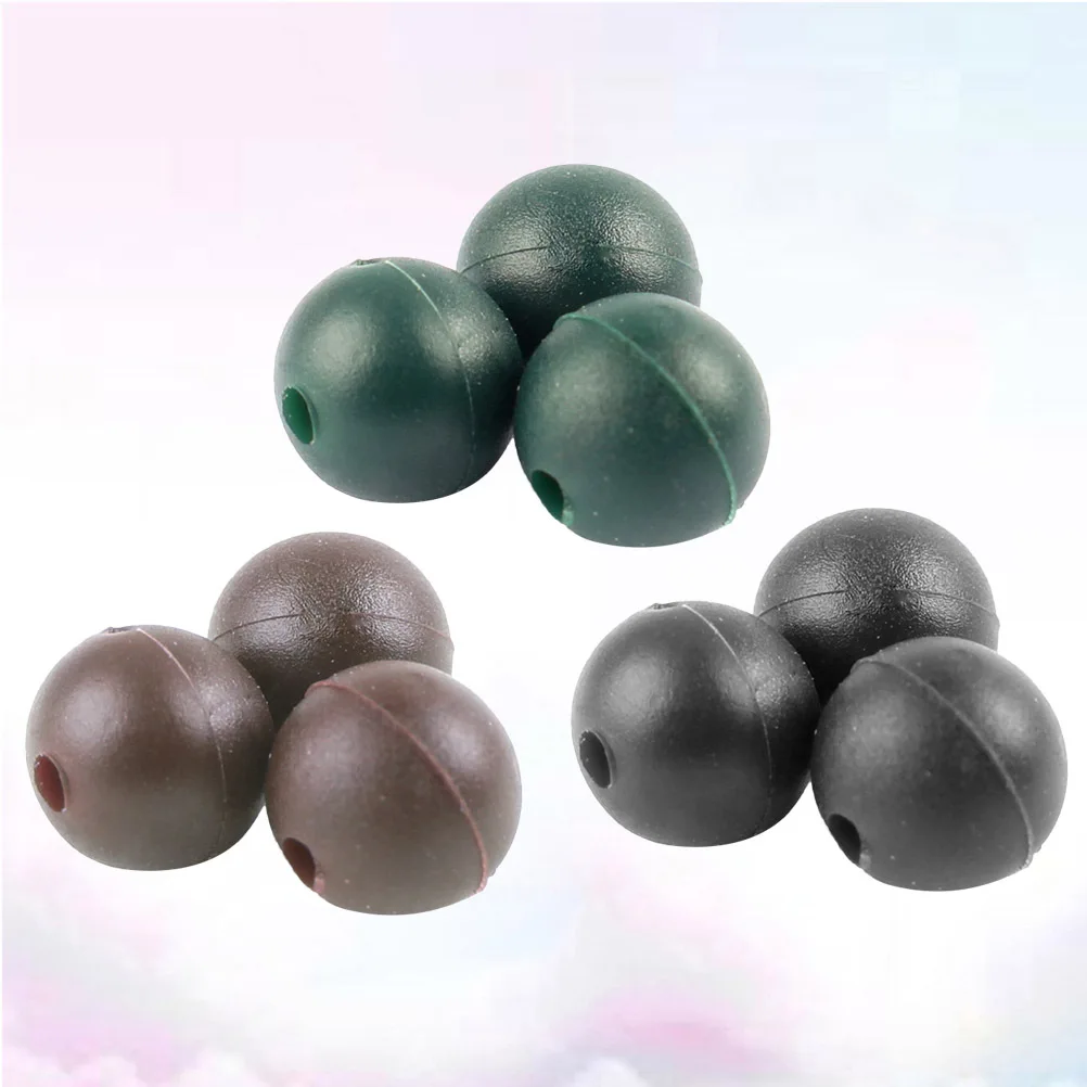 150 قطعة حبات الصيد Pe لينة 8 مللي متر المياه العذبة البحرية الصيد الطعم حبة إغراء والعتاد اكسسوارات حماية تعويم مجرفة