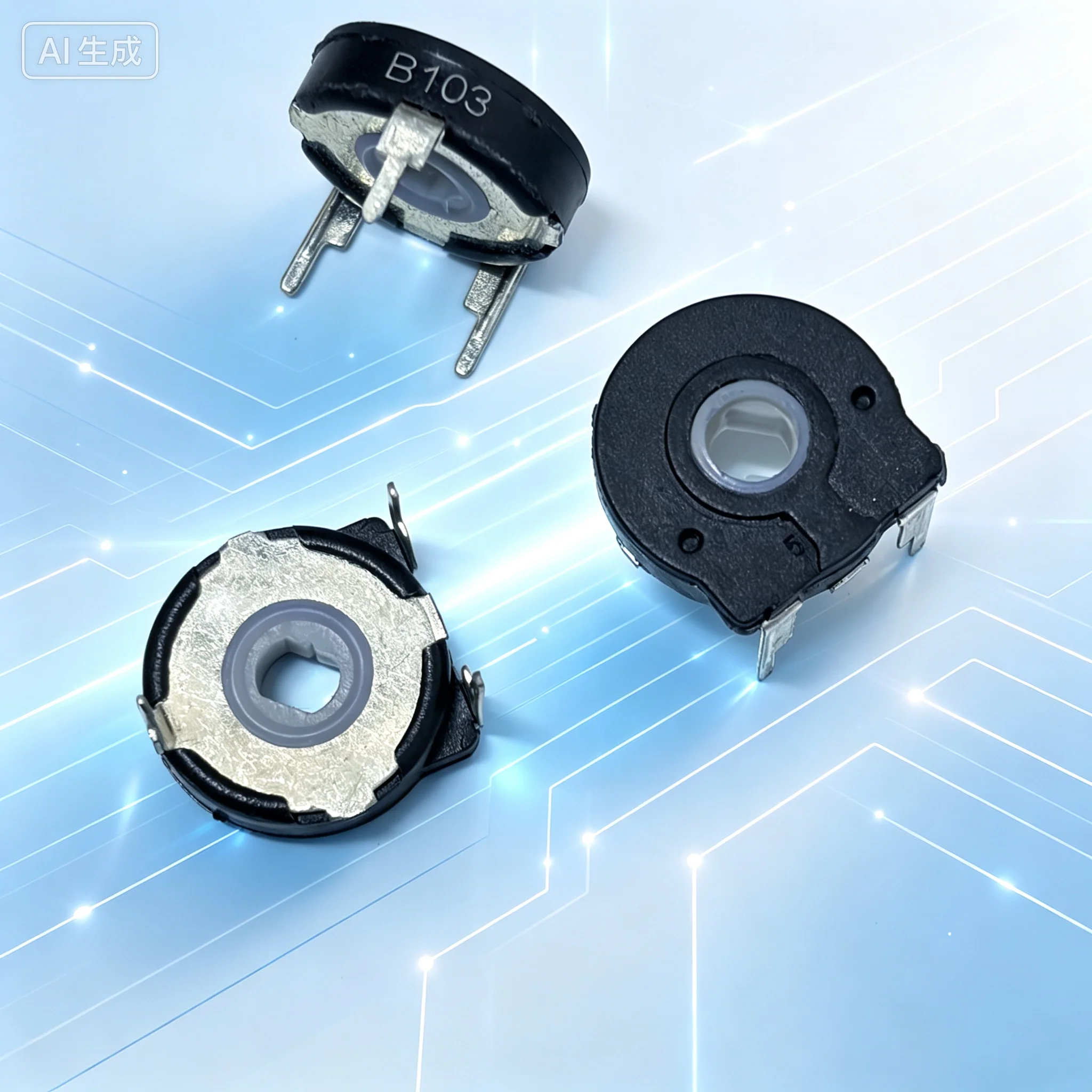 for PT15 Adjustable Resistor,B103 Potentiometer,Wall Boiler Temperature Control Switch,Original Blue & Black  20pcs