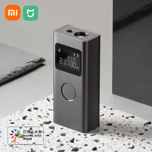 Xiaomi-Mijia 스마트 레이저 거리 측정기, 3mm 정밀 40 m 측정 도구 c타입 충전식 휴대용 레이저 거리 측정기