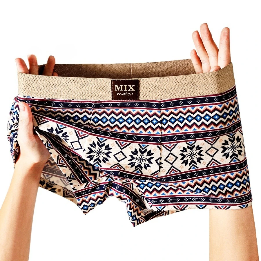 

Новое мужское нижнее белье из хлопка с принтом, 3 шт., дышащие мужские боксеры, модные шорты, нижнее белье для мужчин, трусы-шорты, боксеры, трусы-шорты