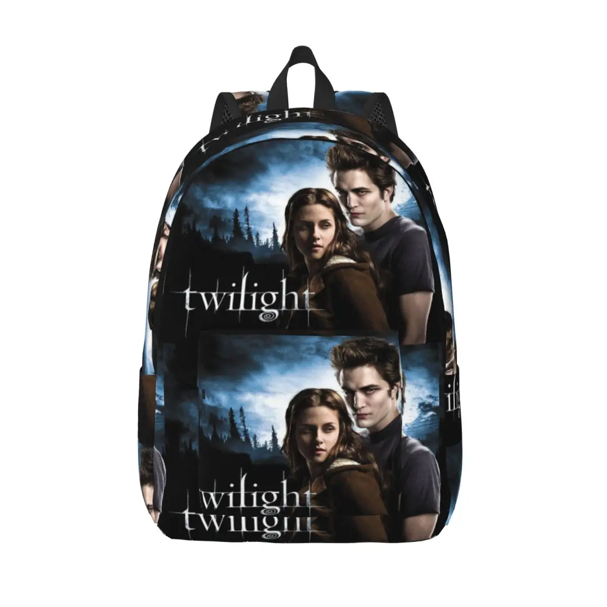 The Twilight Saga Movie for Men Women Student School Bookbag Edward Bella Canvas Daypack Elementary High College Gift