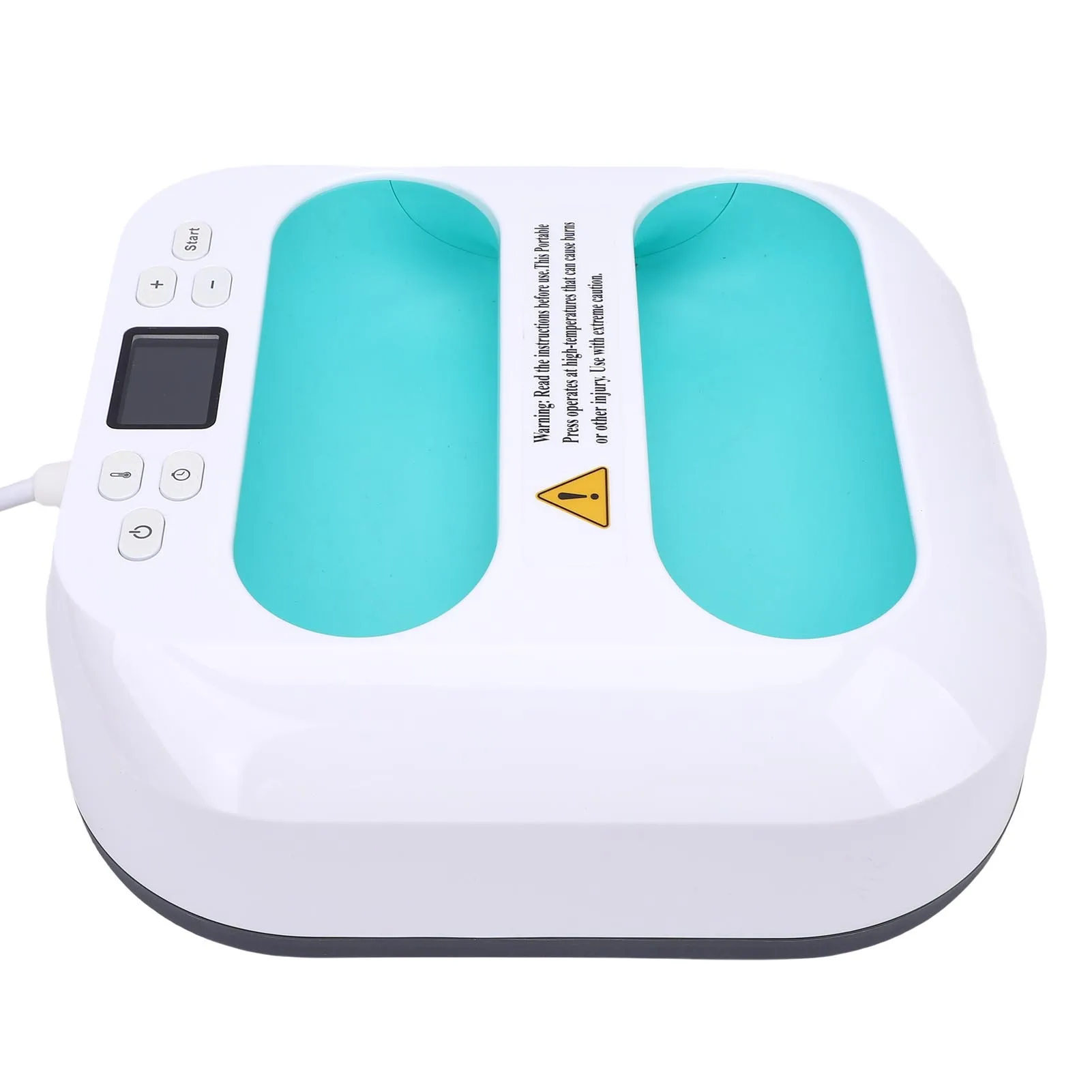 الصحافة الحرارة 9x9in قابل للتعديل الوقت ودرجة الحرارة آلة نقل الحرارة المحمولة لتي شيرت حقيبة يد وسادة آلة نقل الحرارة