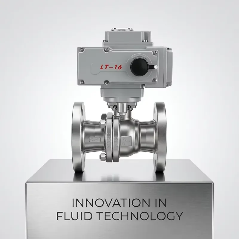 Resistant SS304 SS316 Body DC24V DN50 PN16 Flanged High Temp Water Treatment Motorized Ball Valve