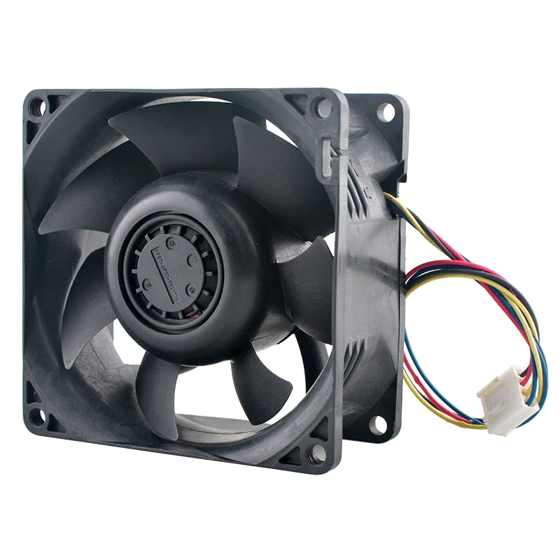

H80E12BUA7-07T11 8cm 80mm fan 80x80x38mm DC12V 1.60A 4-pin 8000rpm High speed axial flow fan cooling fan for charging stations