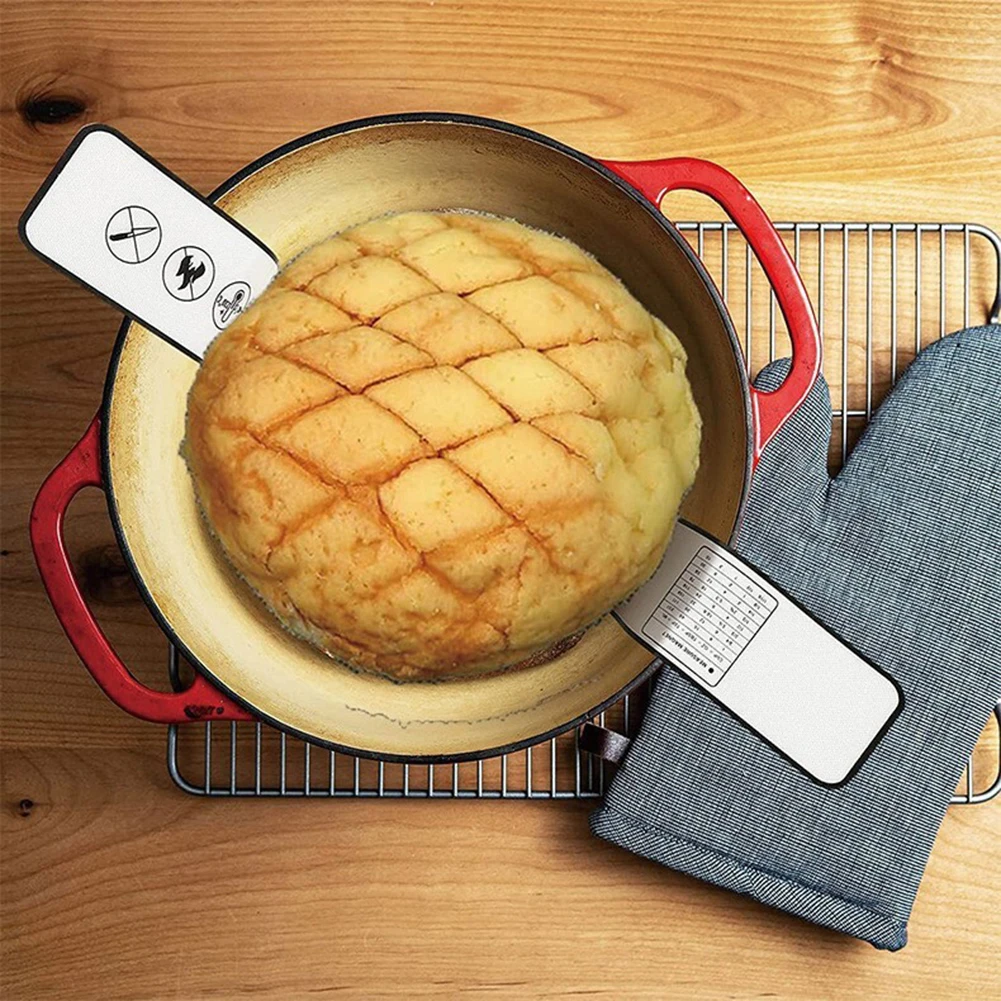 Extra Long Handle Silicone Mat for Lifting and Relocating Dough Before Baking Flexible and Strong Non-Stick Oven Safe