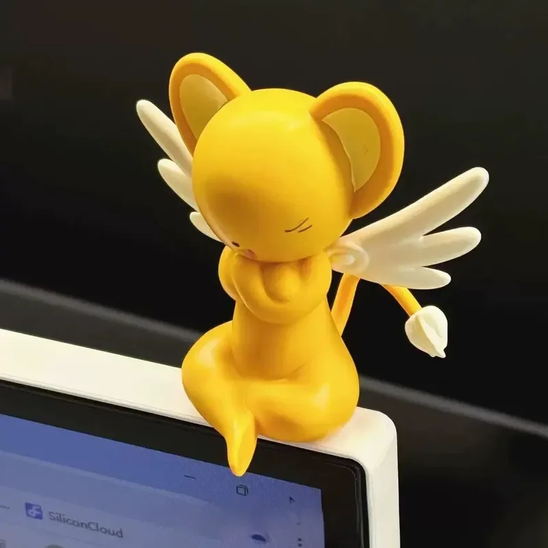 

7.5cm Keroberus Sitting Gk Figure Cardcaptor Sakura Anime Figurine Cute Winged Desktop Statue Decor Collectible Manga Anime Fans