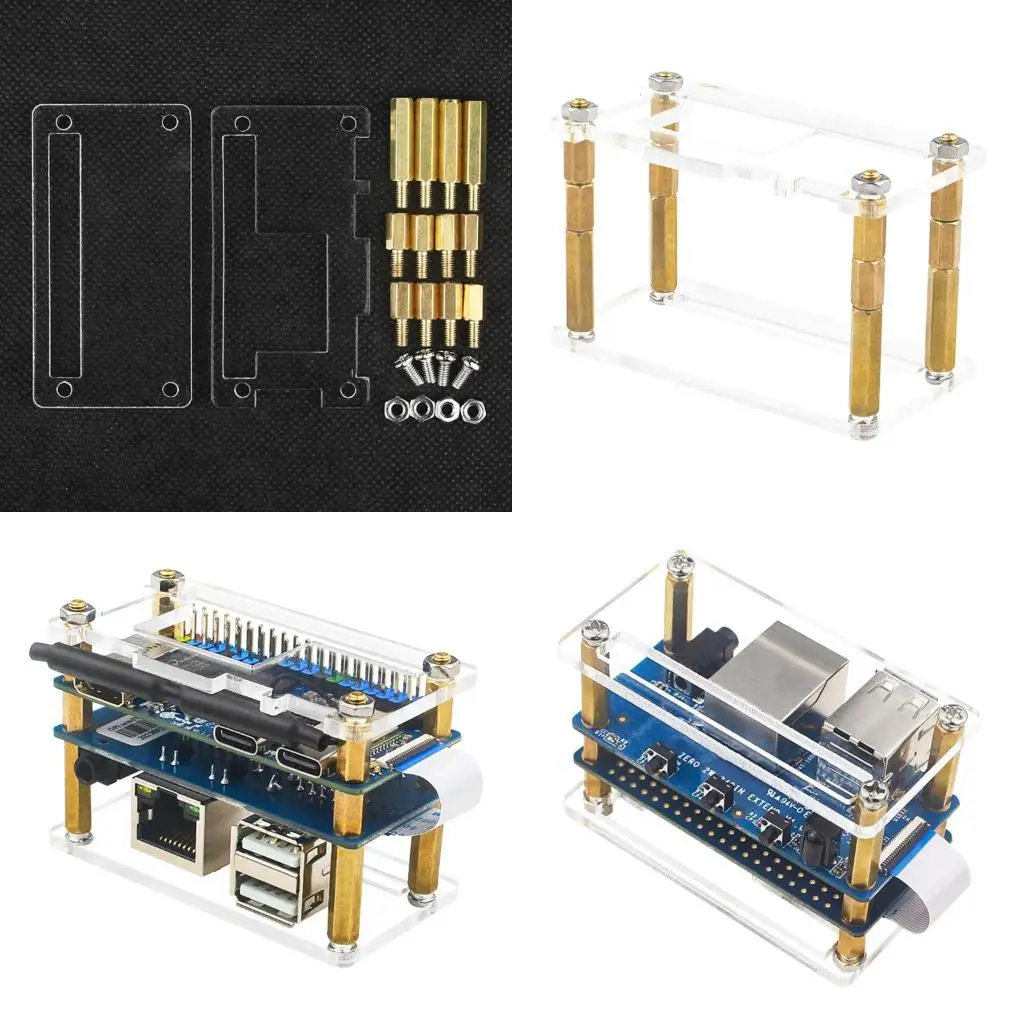 

R53C Motherboard Clear Enclouse Development Board Acrylic Case Easy Installation