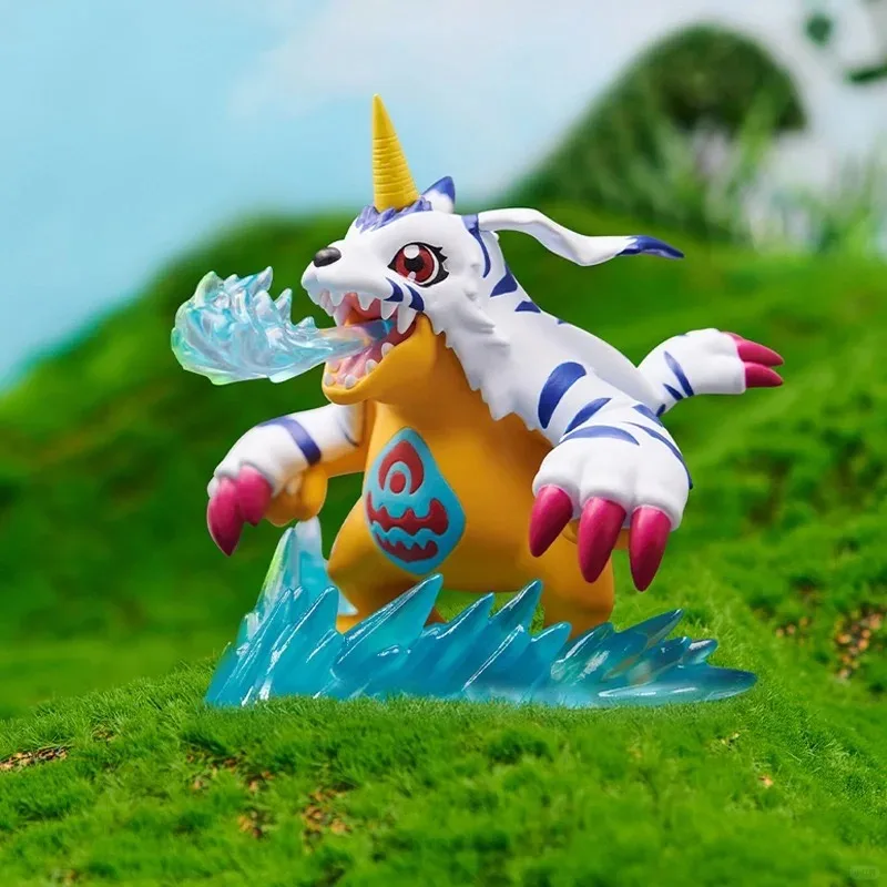 Agumon Gabumon Greymon Piyomon Patamon Tailmon Palmon Figura Modello Giocattolo Nuovo Genuino Digimon Adventure Blind Box Scatola Misteriosa