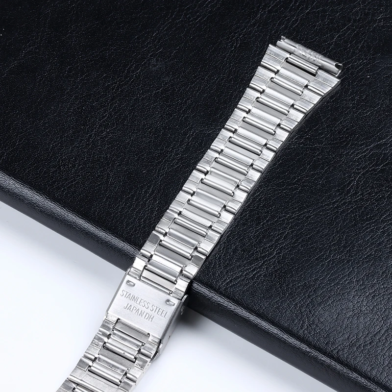 18mm Metal Watch Band for Casio F-91W Stainless Steel Wrist Band for F105/108/A158/168 AE1200/1300 Bracelet Accessories