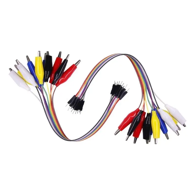 R53C 2 Pack Convenient Quick Disconnects Jumper Cables Featuring Color Coded Design for Simple Circuit Testing