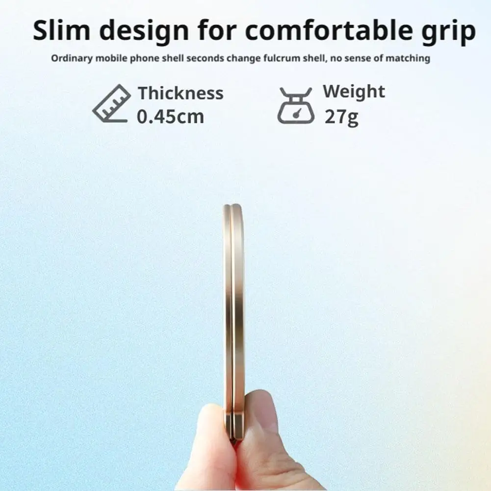 마그세이프 미러 호환 휴대폰 거치대, 여성용 자석 여행용 거치대 메이크업 거울 포함