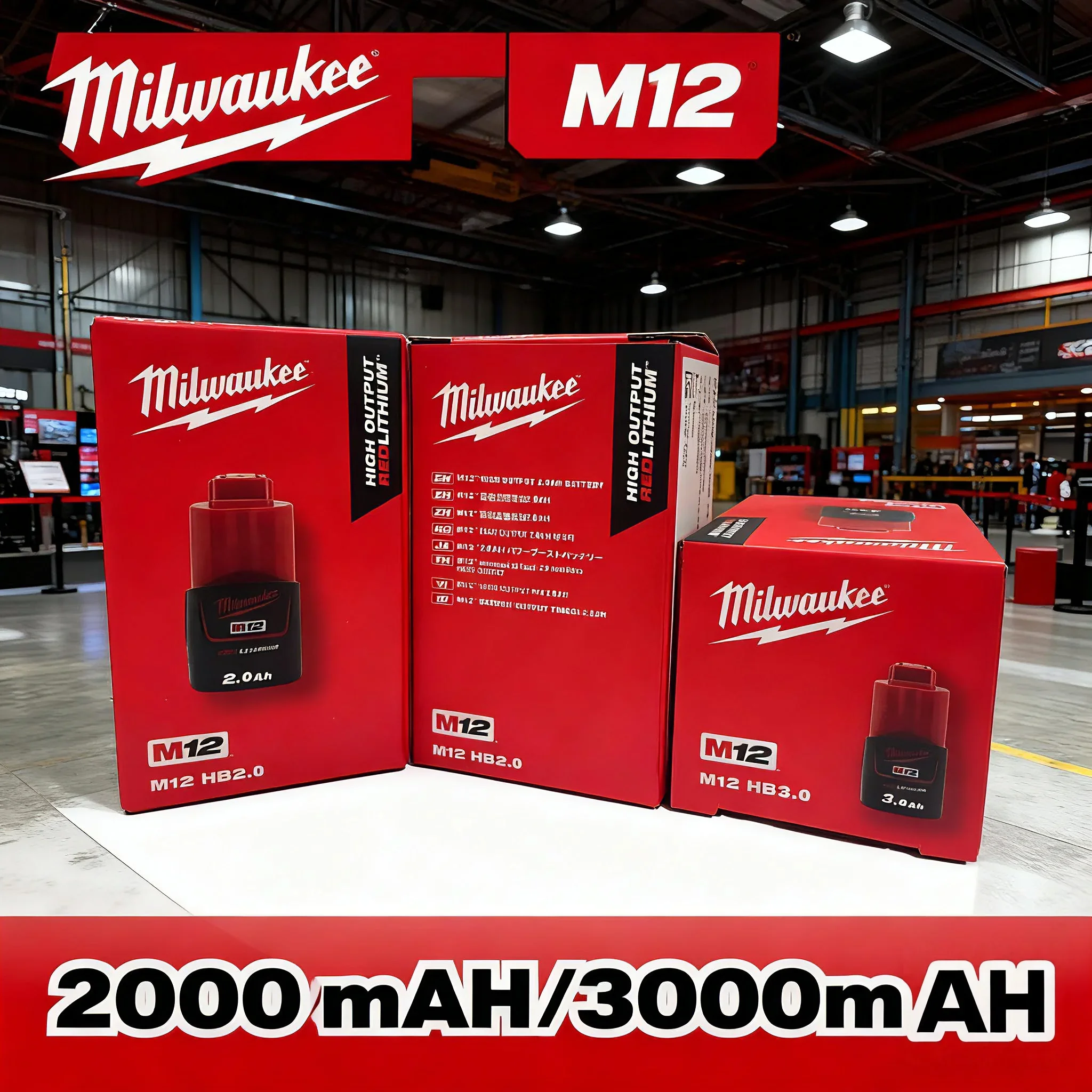 Baterie Milwaukee M12/M18 12V pro elektrické nářadí, lithiová, 48-11-2411 48-11-1860 1850 1840 mil-12a lim B6 2Ah/3Ah-5Ah/6Ah, dobíjecí - náhled 3