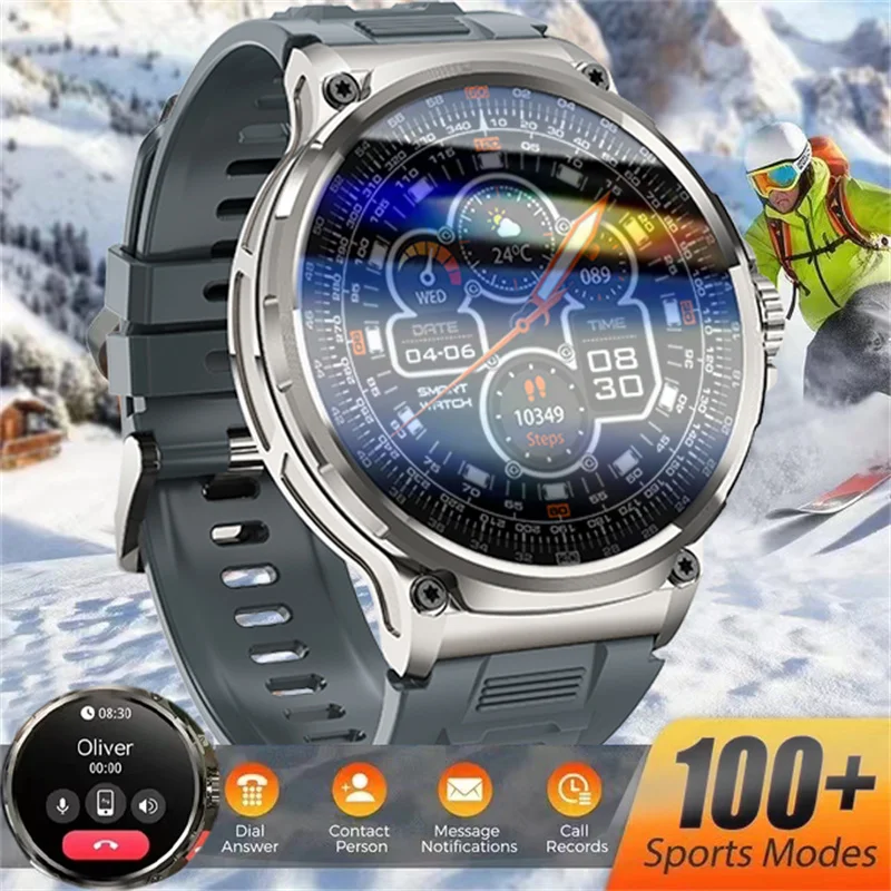 

New 1.85-inch Ultra HD Smart Watch GPS Track Bluetooth Call 710 Mah Large Battery Sports Fitness smartwatch For Huawei Xiaomi