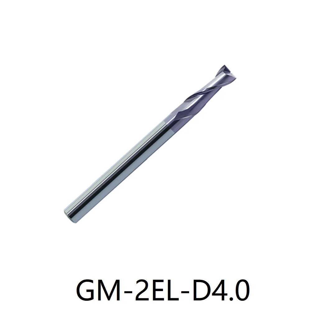 ZCC GM-2EL-D3.0 4.0 5.0 6.0 8.0 Solid carbide milling GM series End mill long cutting edge Semi-finishing GM-2EL