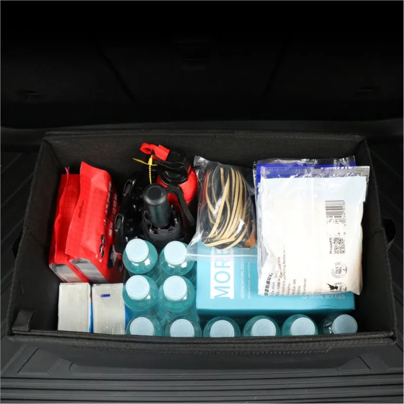 Car Trunk Storage Large Capacity Box Auto Tools Storage Bag Folding Box For Chevrolet Cruze SS Z71 Equinox Trax Sonic Sail Aveo