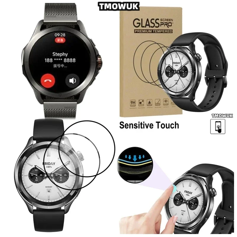 For Xiaomi Watch S4 41mm Cutting-edge Curved Screen Protector HD Soft Anti-scratch Film