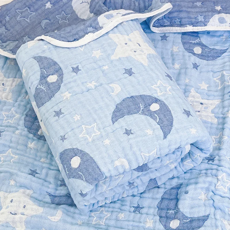 

Muslin Blanket For Baby Newborn Swaddle Blanket Boys Girls Bamboo Cotton Soft Infant Receiving Blanket For Crib Quilt Bath Towel
