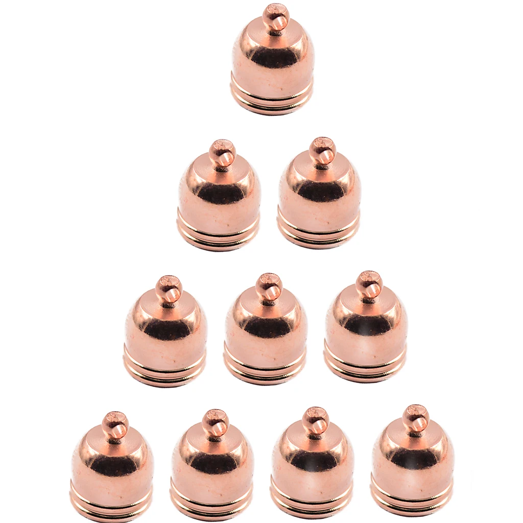 

10pcs Brass Bell End Tip Bead Caps Jewelry Making Findings Rose Gold